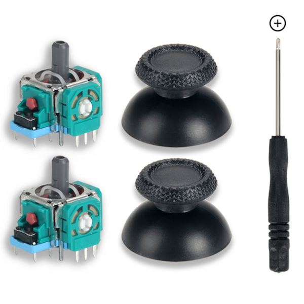 Ersättningsmodul för 3D Analog Stick-sensor Cover med cap för kontroll