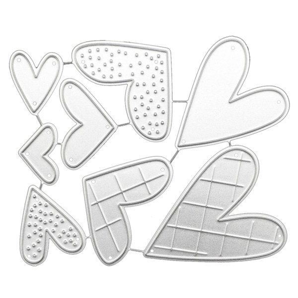 Creative-Flower Border Metal Die Cuts Stjerner Ramme Cutting Dies Sjablonger for DIY Scrapbooking-kort Fotopreging-Decor