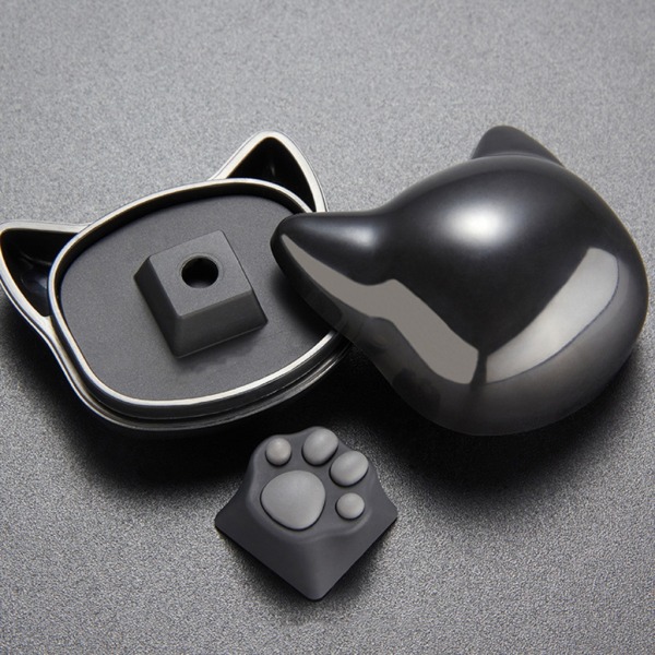 Uppgraderade Cute Cat Paw Keycaps Hållbara ABS Keycap OEM Profilnycklar Caps för Cherry MX Structure Mekaniska tangentbord null - A