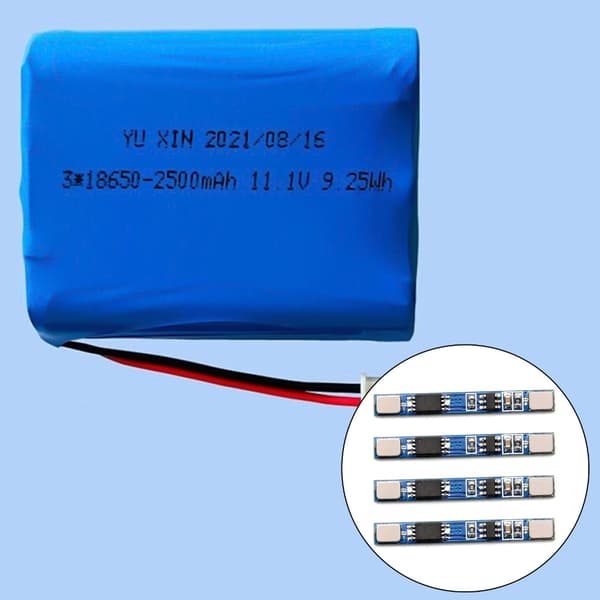 1S 3.7V 18650 Batteribeskyttelsesmodul for Litiumcelle Batterilading