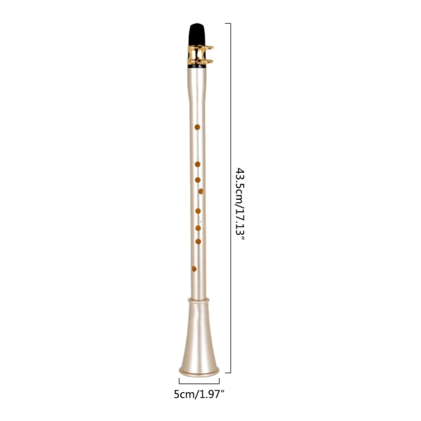 Mini Saxofon, Öva BB-stämning Sax med Väska Träblåsinstrument för Amatörer