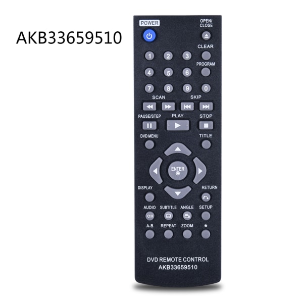 Fjärrkontroll för LG DVD Player Controller AKB33659510 Fjärrkontroll DVX390 DP122 DVX440 DP520 DP522 DVX452 DVX450