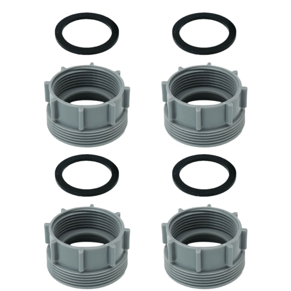 Robust røradapter for kjøkkenvask 45 til 58 mm kobling Sikker lekkasjesikker adapter null - A