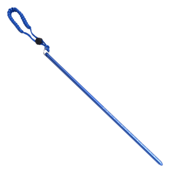 Dykning Pointer Stick Scuba Dykning 6061Aluminium Hummer Stick Pointer Underwaters Noise Maker Stick Rod med snor