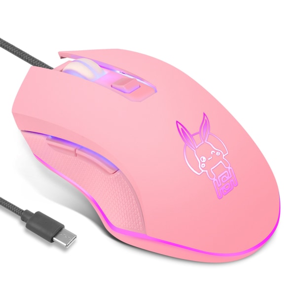 PC:n vaihtotarvike Creative Backlight Mouse Pink Type C -pelihiirelle 1