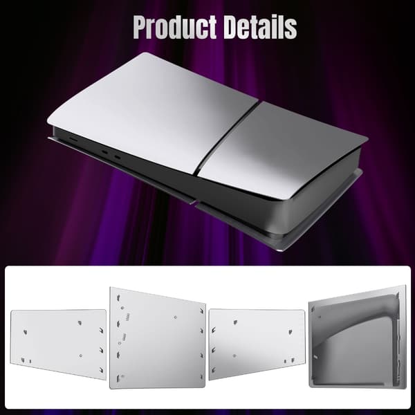 Skal för Slim Digital Edition Protector Cover Spelkonsoler Shell Silver
