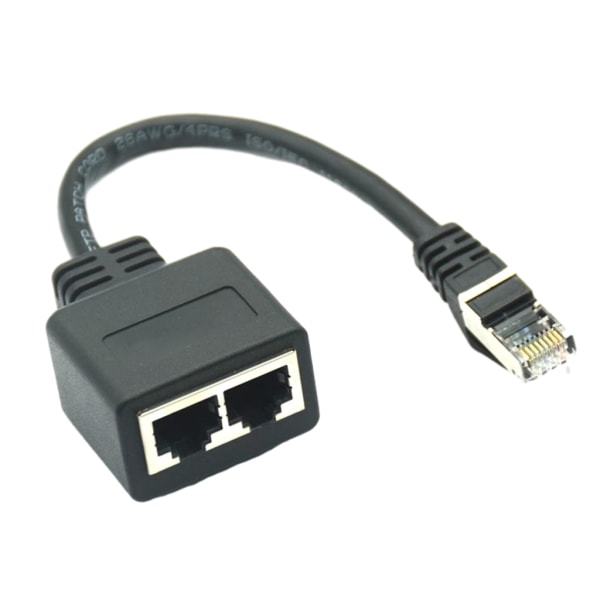 Splitteradapterkabel RJ45-sladd för Ethernet Cat 7 LAN Ethernet-omvandlarkabel