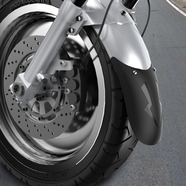 Motorcykel förlänger stänkskärmar Framhjulsförlängning för stänkskärm Stänk Gua null - B