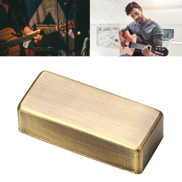 Tåligt Metall Gitarr Pickup Skydd Gyllene Gitarr Pickup Skydd