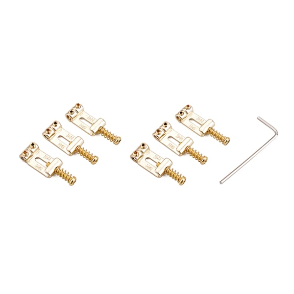 6 st gitarrstallsadel för Fender Strat Telecaster gitarrersättningsdelar