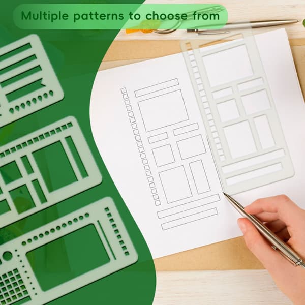 Minimalistiske prik-array notesbogsskabeloner 3-pak designs til journalentusiaster