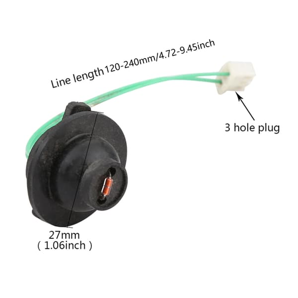 NTC Temperaturregulator Sensor -20~200°C Termisk Gevindmodstand 100K