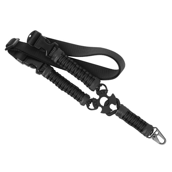 Kiväärihihna Airsoft-hihna 1 pisteen hihna Urheiluhihna Olkahihna Nylonhihna Black Color