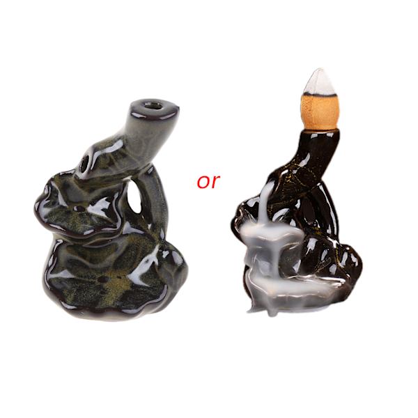 Waterfall Suitsuke polttimeen Keraaminen Backflow suitsukepidike Fountain Backflow C