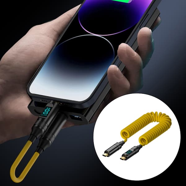 Multifunktionell Typ C 8K Digital Datakabel 1.8M med Display för VR-Headset