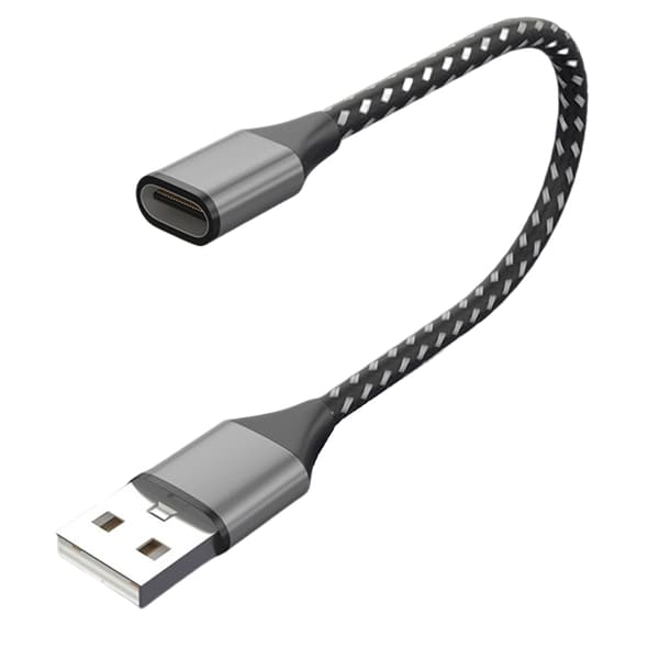 USB 2.0 Hann til Type C Hunn Converter Data Transfer Adapter for Phone Laptop