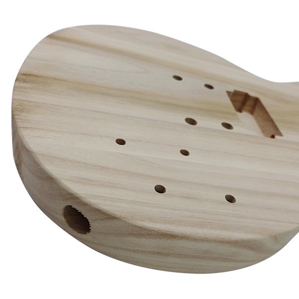 Oavslutad trägitarrkropp tom trägitarr tunnor gitarrer DIY-delar