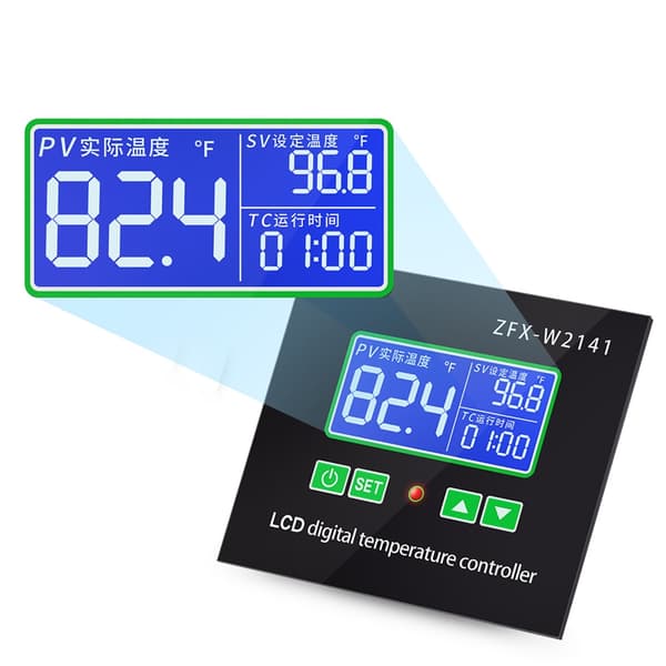 Digital Programmerbar Varme Køle Termostat Kontrolmodul