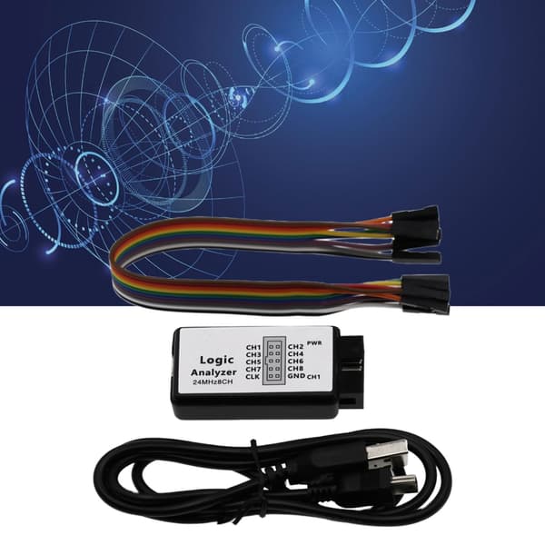 USB-logikanalysator i fickformat med 8 kanaler för utveckling av inbyggda system