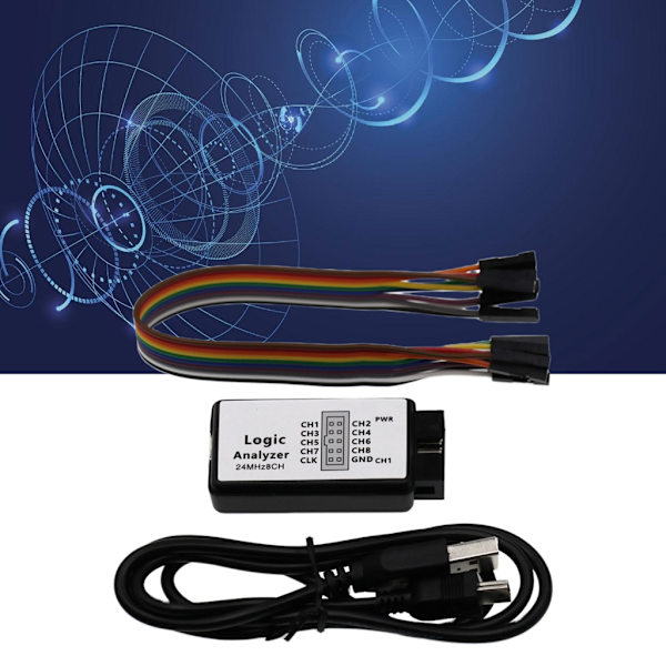 USB-logikanalysator i lommeformat med 8 kanaler til udvikling af indlejrede systemer
