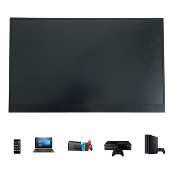 Bärbar Lapdock-bildskärm 15,6 tums tangentbord 10-Points Touch 1080P HDR IPS-pekskärm för Switch PS5 PS4 null - B