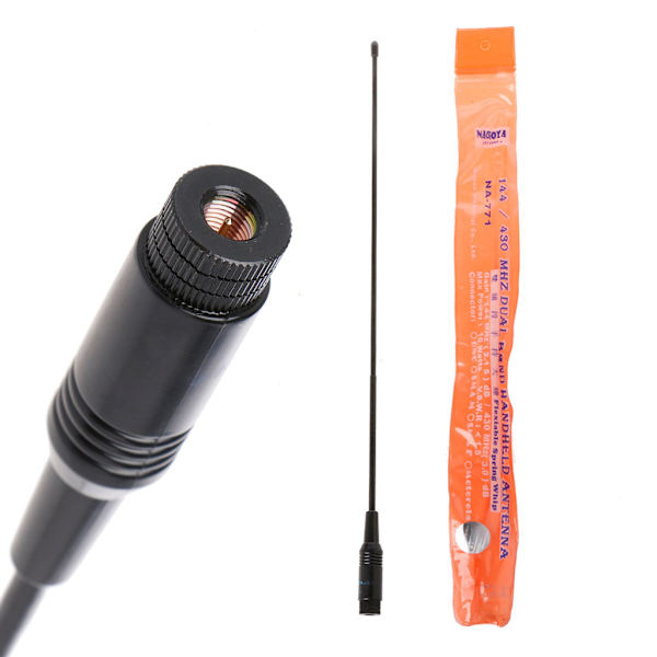 Kädessä pidettävä radioantenni VHF/UHF SMA-urossovitus BaofengUV-5R universal