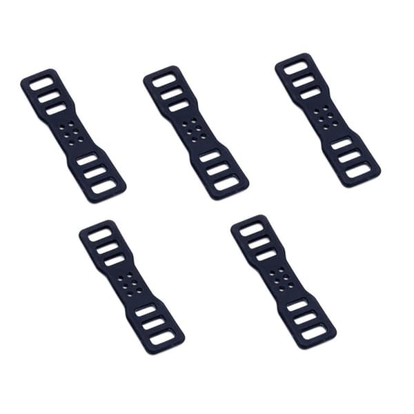 5-pack Flexibla Silikonremmar Hög Elasticitet Väderbeständiga Band