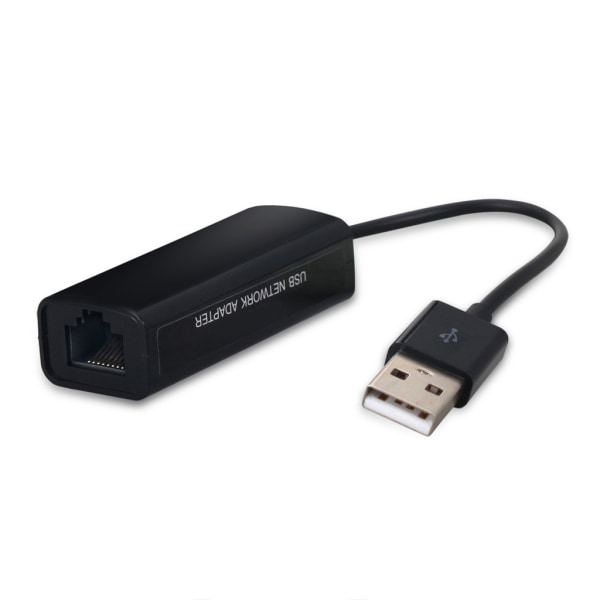 USB Ethernet-adapter USB 2.0 10/100 Mbps nätverkskort till RJ45 Lan för Windows