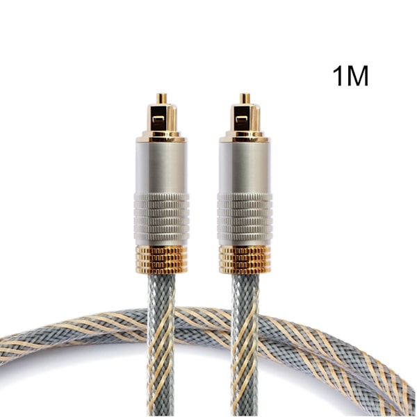 SPDIF Audio Optisk Fiberkabel Audio Wire hann til hann for hjemmekino-TV