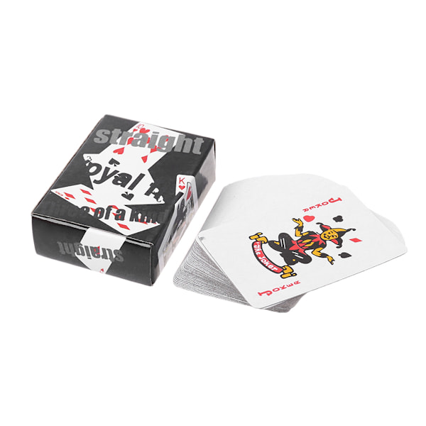 Hold'em Mini Poker -koti sisustus kannettava matka korttipeli 5.3×3.8cm/2.09x1.5in