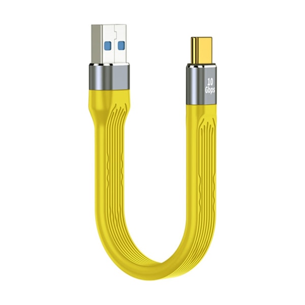 Kort USB Typ C till USB C USB A-kabel PD 100W USB C Snabbladdningskabel för telefon