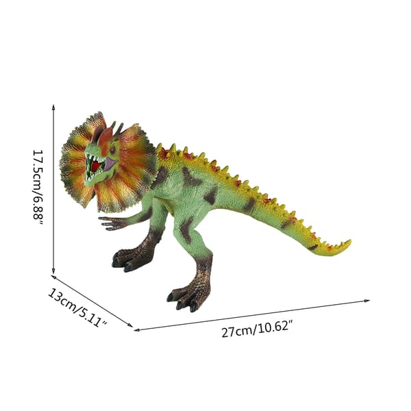 Simulering Dinosauriemodell Dubbelkronad Modell Leksaksmodell för över 3 år