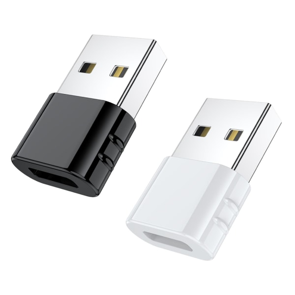 USB C Hona till USB Hane Adapter USB Typ C till USB 2.0 Adapter Converter Black