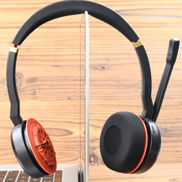 Akustiskt Trimmade Öronkuddar i Memory Foam, Svettresistenta För Evolve75 75+ /75UC