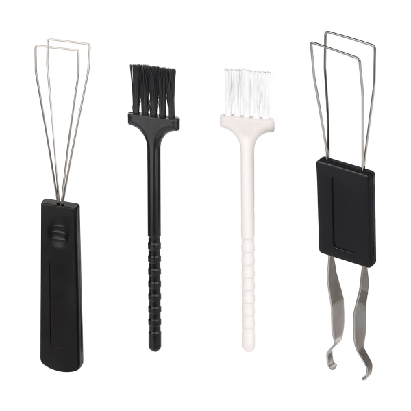 2 stk Keyboard Keycap Avtrekker + 2 stk Rengjøringsbørster Universalt mekanisk tastatur for utskifting av nøkkelkapselfjerner
