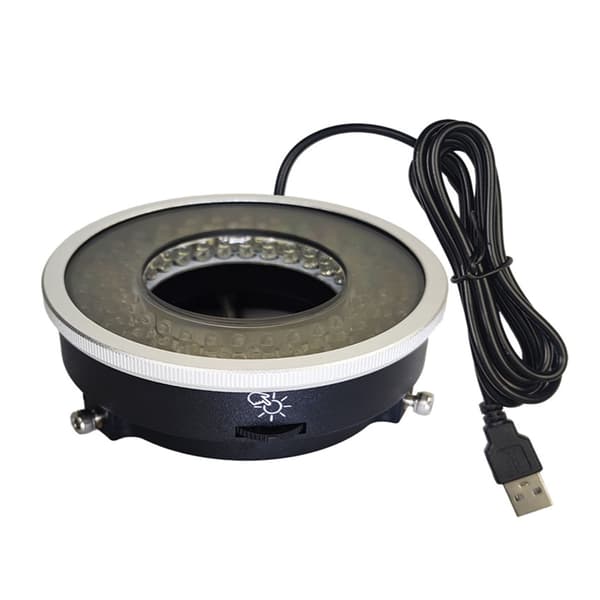 Refleksjonskontroll Mikroskop Ringlys med USB-dimming