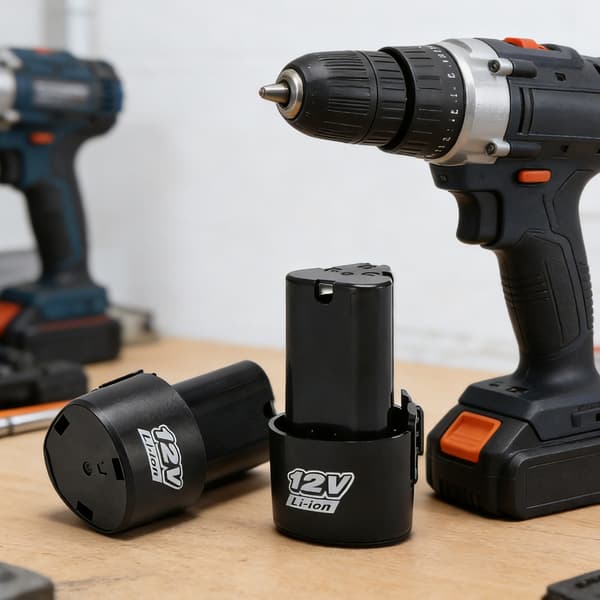 DC12V 3S 18650 Batteripaket Komponent Skruvdragare Borr Batterifodral Låda