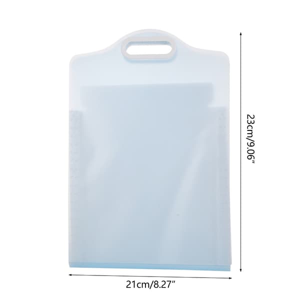 13 Pocket Expandable File Folder Trekkspillmappe for Office School White