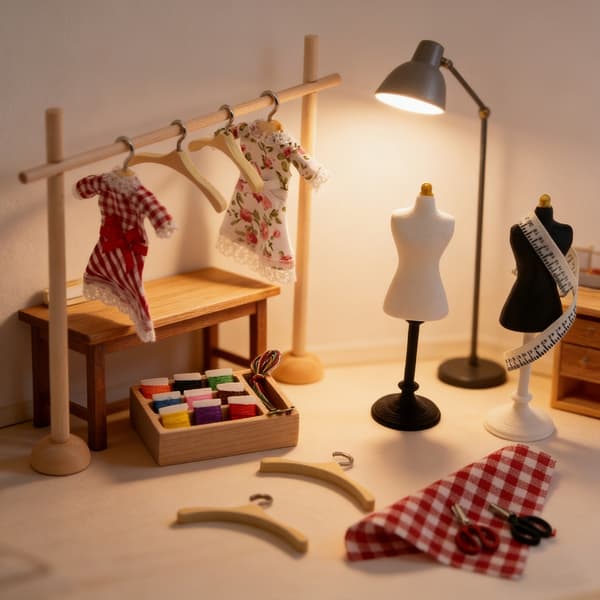 Träskräddardocka Modellfigur för dockklädesdesign och scendekoration