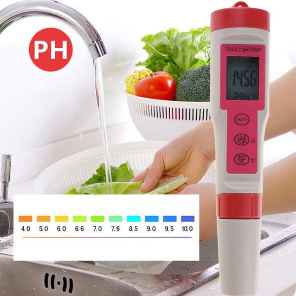 4 i 1 Meter Digital Vandkvalitetstester TDS/Temp Meter