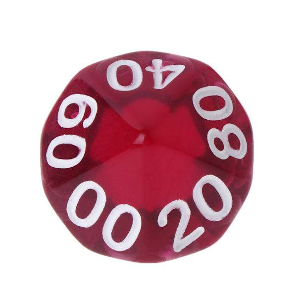 7 stk./sæt Polyhedral Multi Sided Dice D4-D20 Dungeons&Dragon D&D RPG Poly Game Burgundy