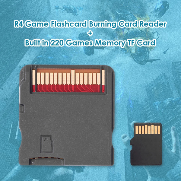 R4 WOOD Game Memory Card Flashcard Adapter för NDS MD GB GBC för FC PCE med TF null - 32