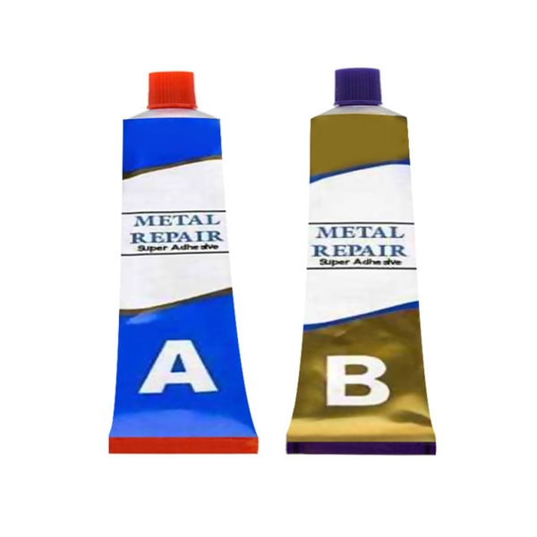2 flaskor Magic svetslimgjutningsmedel för metallrör Vatten för tank Rep 50g