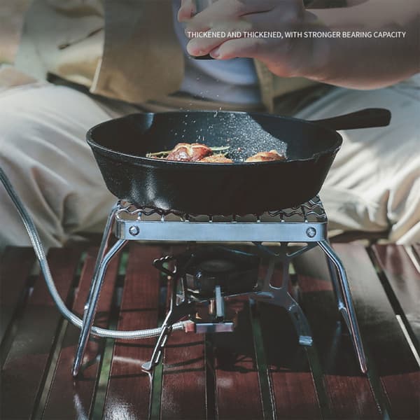 Vikbara Bordsgrillar Ultralätt Barbecue Galler Camping Vandring Utomhus
