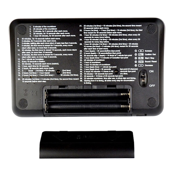 Schackklocka Digital Timer, Digital Display Schacktimer Nedräkning Speltimer