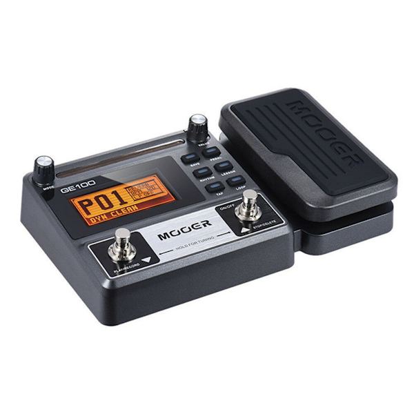 MOOER GE100 Multi-effektprocessor Elektrisk Gitarr Pedalförstärkare med 80 Förinställningar US Plug