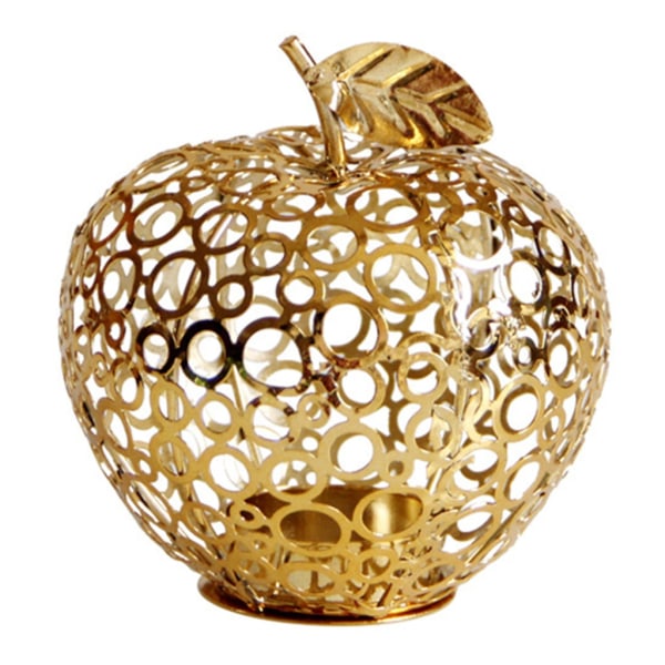Bordsskiva Geometrisk Ljusstake Ornament Dekorationer Ornament Ljusstake Gold