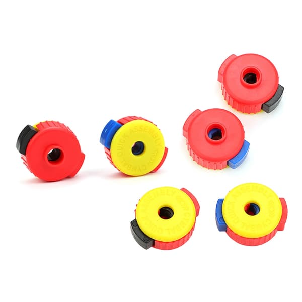 2 st Plast Cymbalmuttrar Snabbmontering Trummis Percussion Reservdelar