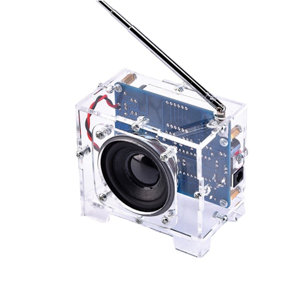7.7CMX6.1CM Radio DIY Kit FM Digital Radio Elektronisk DIY loddesæt til DC 5V arbejdsspænding Digital Display Frequ