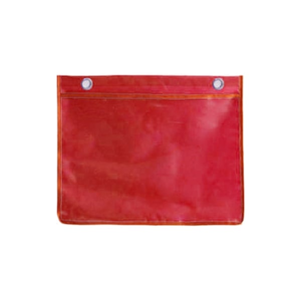 Pocket Chart Käytännöllinen ripustuslaukku Haning Seinäarkiston organizer korttikuville Red - 1 square